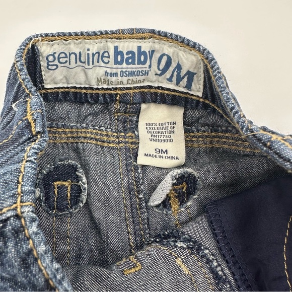 Osh Kosh (9mo) Baby Denim Dark Wash - Picture 4 of 7